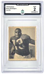 1948 Bowman Kenny Washington Football Card